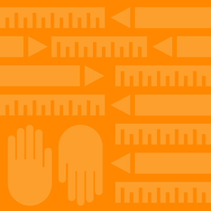 vce youth pattern, yellow and orange geometric shapes